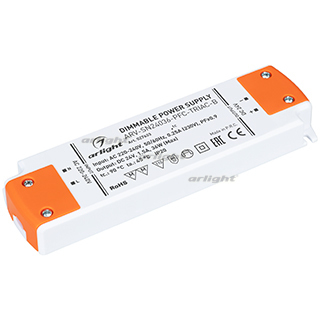 Блок питания 24V,36W IP20 158х46х19 ARV-SN24036-PFC-TRIAC-B (24V, 1.5A, 36W) Arlight