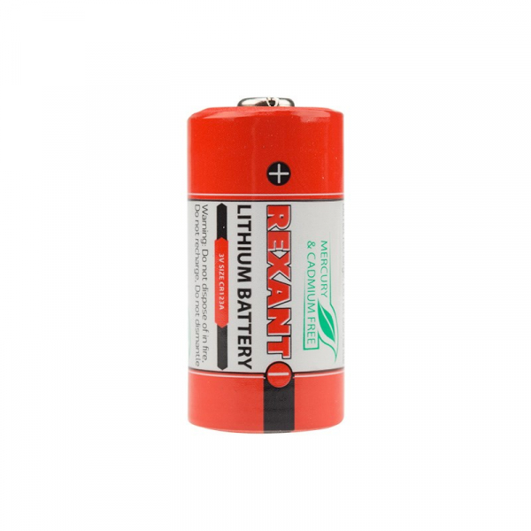 Элемент питания REXANT CR123 BL1 30-1111 (кратно 1)