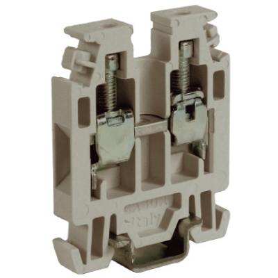 Проходной зажим 2,5 кв.мм серый DKC ZRN500GR RN.2/4GR,