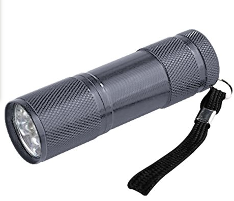 Фонарь ручной FLA 61S 9LED 3ААА алюминиевый СЕРЫЙ IN HOME