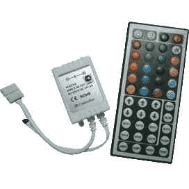 Контроллер LED strip RGB IR controller 72W 12V 6A с большим инфракрасным пультом управления Ecola  /CRL072ESB	/
