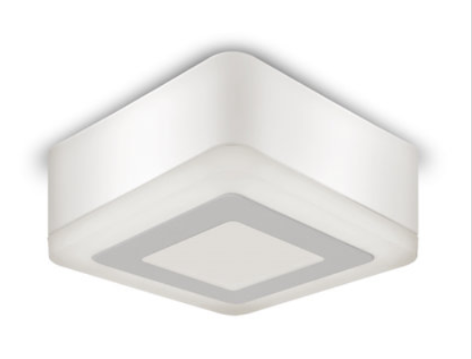 Светильник Gauss Backlight накладной BL220 Квадрат. Акрил, 3+3W, LED 3000K, 105*105, 1/40 Gauss Backlight накладной BL222 Квадрат. Акрил, 6+3W, LED 3000K, 145*145,