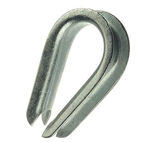 Коуш д/канатов, оцинк 5 DIN6899 КНР (уп.100шт)