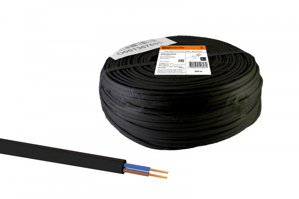 ШВВП 2х0,75 (200м), черный TDM РЭМЗ