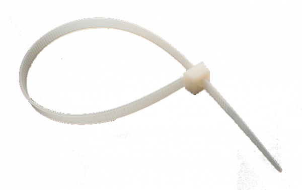 Хомут (стяжка) нейлон  4,8 х 200 бел.  IN HOME (100шт./упак.)