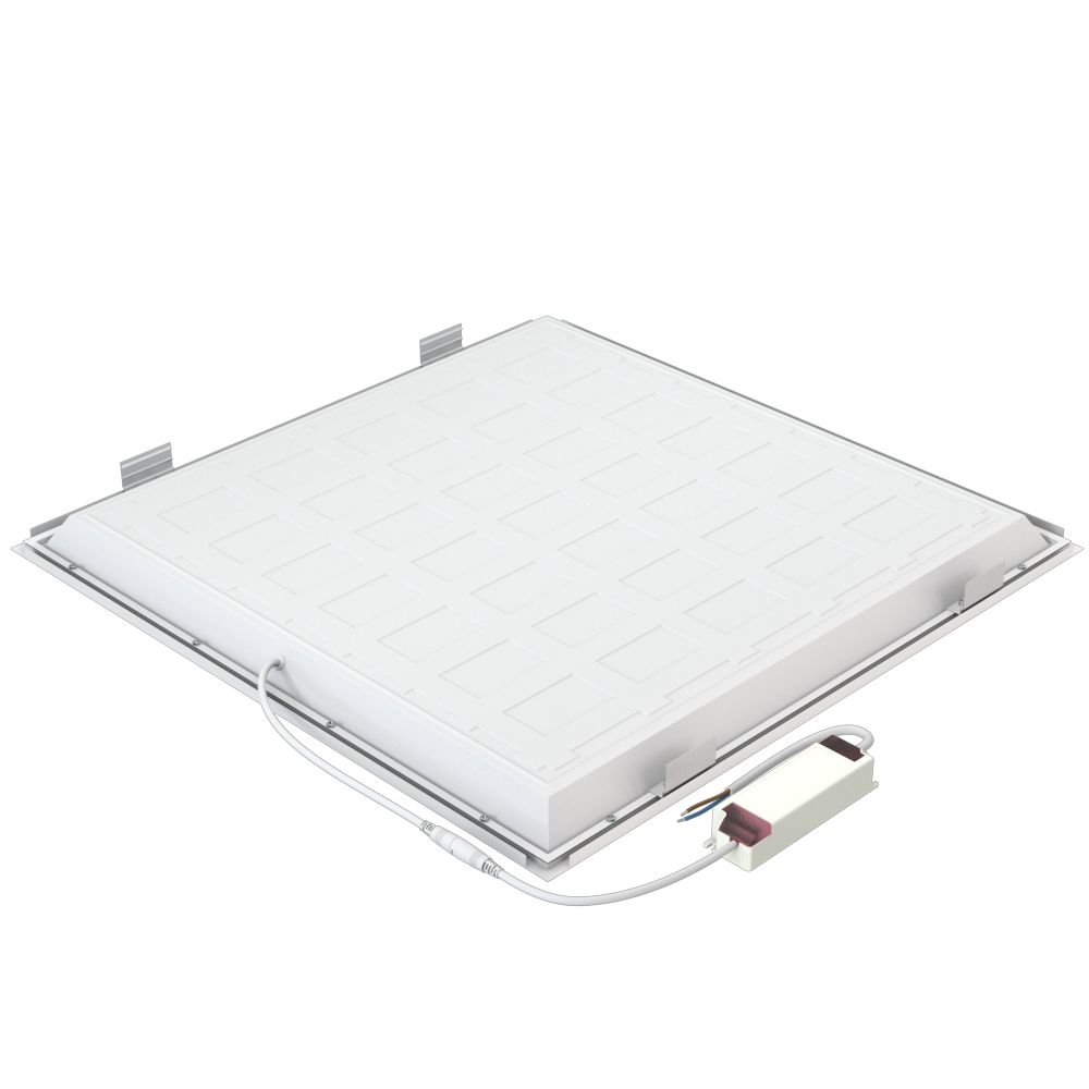 Офис Комфорт 18 IP40 CRI80 3000К Опал 600х600х35мм Clip-In