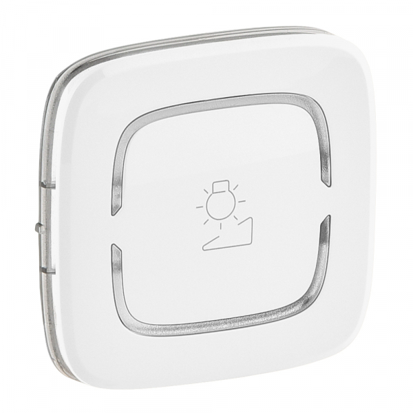 Legrand 755393 Valena ALLURE MyHome.Лицевая панель для механизмов BUS/SCS.С символом "Светорегулятор".2 модуля.Белая