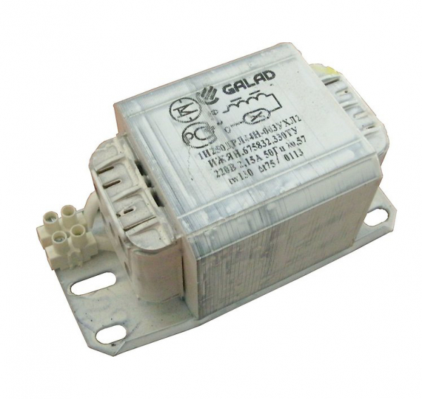 ЭмПРА GALAD 250W ДРЛ встроенная без корпуса  (1И 250 ДРЛ 44H-003 220В встраиваемое) 02489