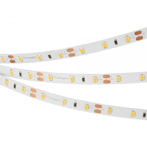 Arlight Лента IP20 12V 7.2Вт/м 3000K /RT-A60-8mm 12V Warm3000 CRI98 (7.2 W/m, IP20, 2835, 5m) (кратно 5)
