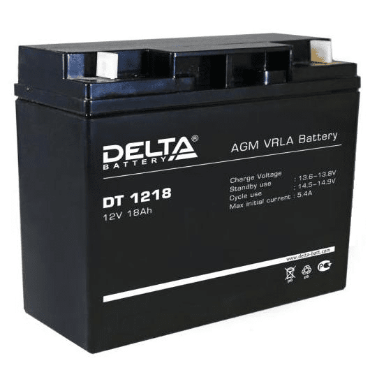 Аккумулятор DELTA DT 1218 (кратно 1)