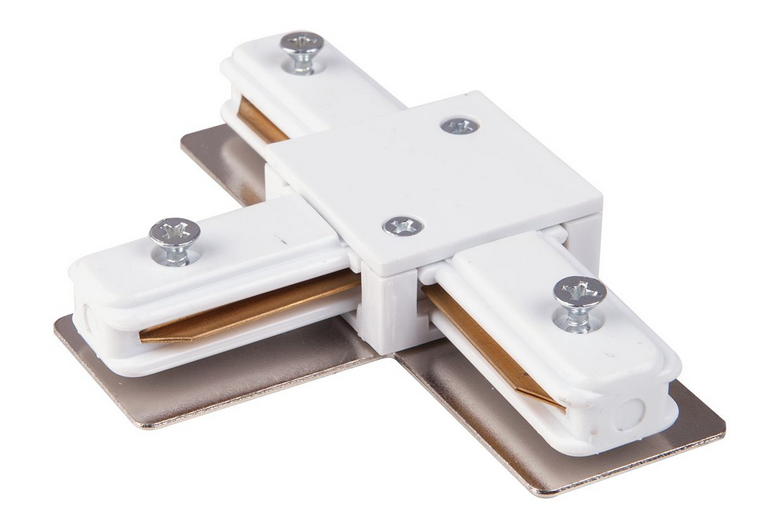 Elektrostandard TRC-1-1-T-WH / Коннектор Т-образный для однофазного шинопровода (белый)
