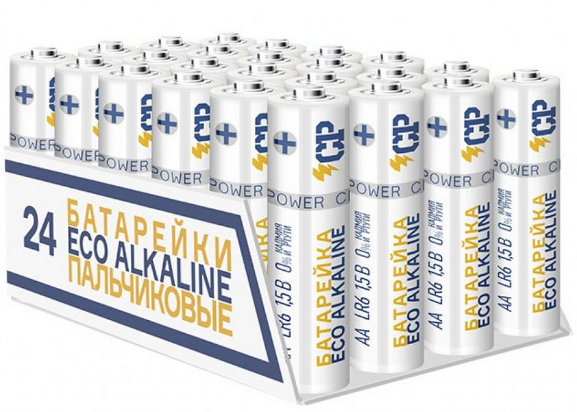 Элемент питания CP LR6 Eco Alkaline box24 бел. (кратно 24)