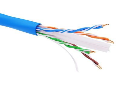 Информационный кабель неэкранированный U/UTP 4х2 CAT6, LSZH, синий DKC