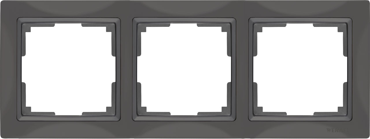 Werkel  Snabb Basic Серо-Коричневый Рамка 3-местная WL03-Frame-03 a036700