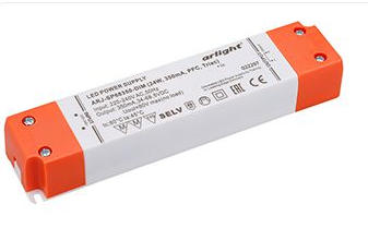 Arlight Блок питания 220V 24W, 350mA, 	IP20 157х35х23 ARJ-SP68350-DIM (24W, 350mA, PFC, Triac)