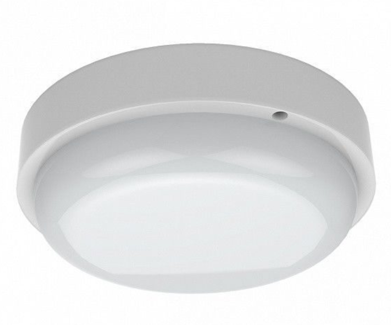 Светильник ЖКХ Gauss  IP65   8W 680lm 4000K 160-260V  D140*48мм белый с микровол сенс LED  Elementary  круг ЖКХ 1/40