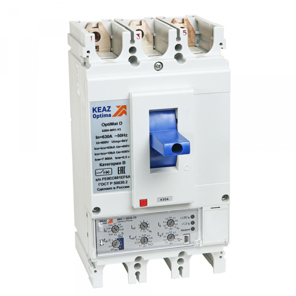 Выключатель автоматический OptiMat D630F-TM400-УХЛ3
