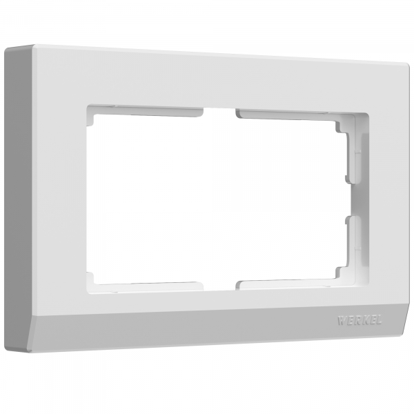 Werkel  Stark Беелая Рамка для 2-местной розетки WL04-Frame-01-DBL-white / a040286