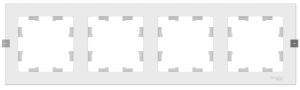 AtlasDesign  Белый  Рамка 4-местная универсальная ATN000104