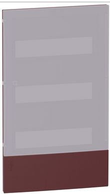 Передняя панель Mini Pragma Schneider Electric Plast_ENCL MIP50312T бордо 3р/36м встраиваемая дымчатая дверь