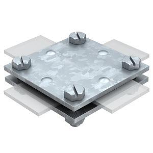 Соединитель полосы крестовой /256 A-DIN 30 FT/