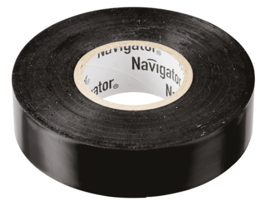 Изолента ПВХ черная 19мм 20м Navigator  NIT-A19-20/BL 71 110