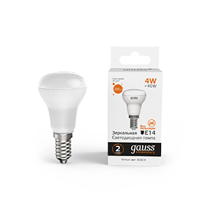 Лампа Gauss Elementary R39 4W 300lm 3000K E14 LED