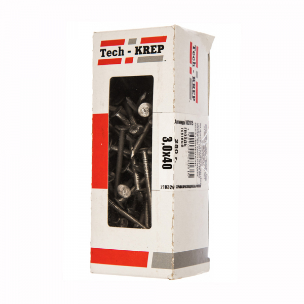 Гвоздь толевый 3,0х40 (250 г) - коробка с ок Tech-Krep