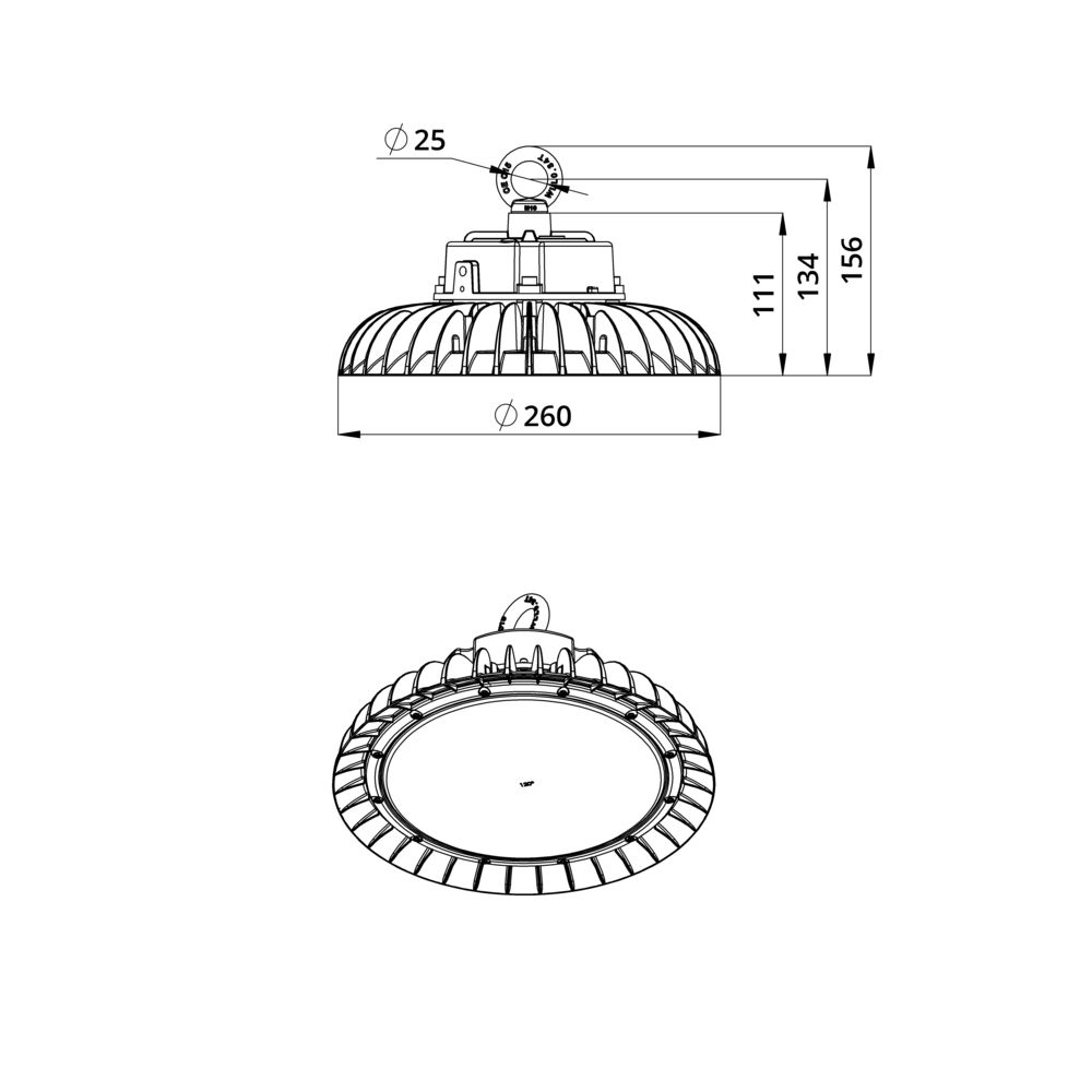 Профи Лайт 180 Эко CRI70 3000К 120°