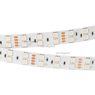 Arlight Лента IP20 24V 28,8Вт/м RGB /RT 2-5000 24V RGB 2x2 (5060, 600 LED, LUX) (ARL, 28.8 Вт/м, IP20)(кратно 5) (кратно 5)