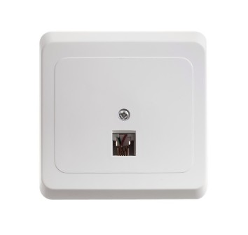 Schneider Electric Этюд  Белый  Розетка телефонная 1*RJ11 скрытая установка TELC-001B