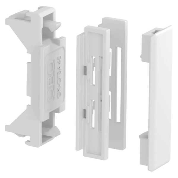 Соединитель крышки для кабельного канала Rapid 45-2 53x100/160 мм (ПВХ,белый) /GK-OTSA45RW/ (кратно 6)