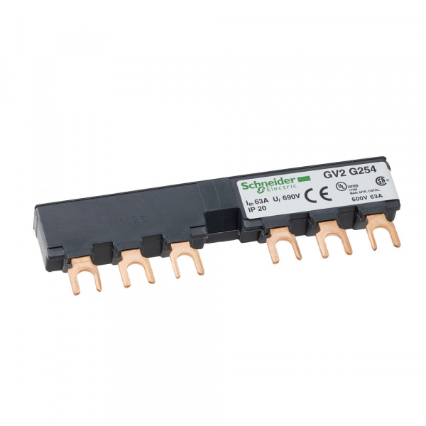 Комплект 3П шин.  63А 2х54мм Schneider Electric GV2G254