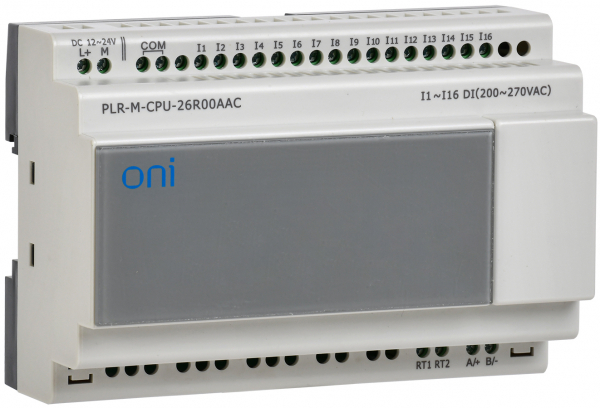 Микро ПЛК PLR-M. CPU DI16/DO10(R) 220В AC ONI