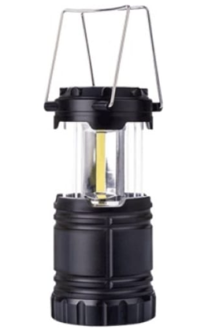 Фонарь кемпинговый СL 03S 3W LED 200Lm 3xAAA раскладной СЕРЫЙ IN HOME