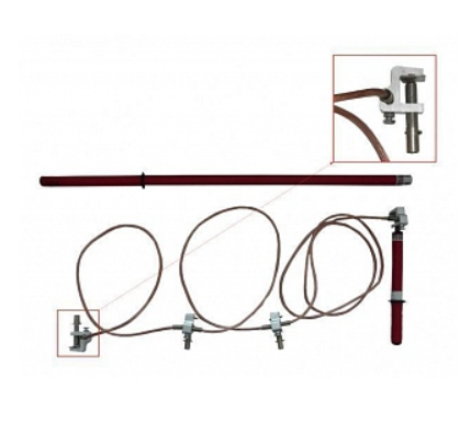 Заземление переносное ЗПП-15 (сеч.пр.=50 мм кв)