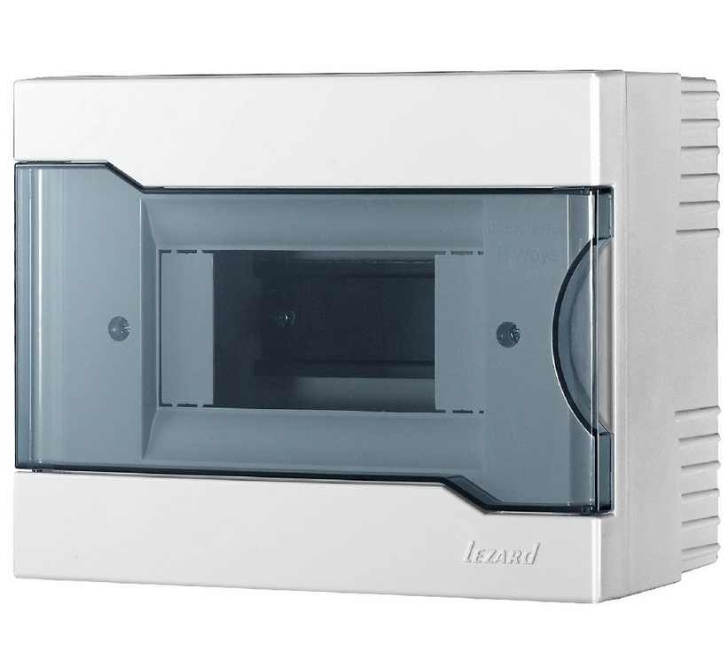 Бокс навесной  ЩРН-П  6  IP40 с прозрачной крышкой Lezard NEW