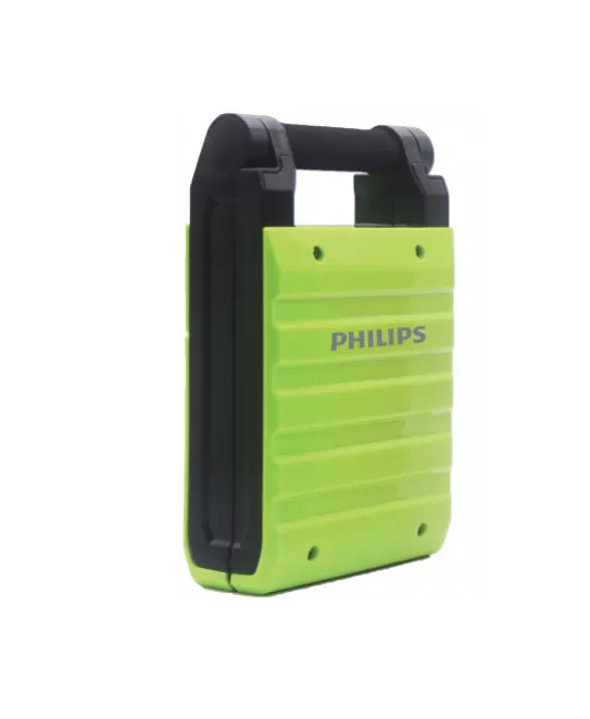 Прожектор-фонарь PHILIPS BGC110 LED9/865 10W 6500К 900Лм IP54 GREEN аккум, ЗУ220+12В