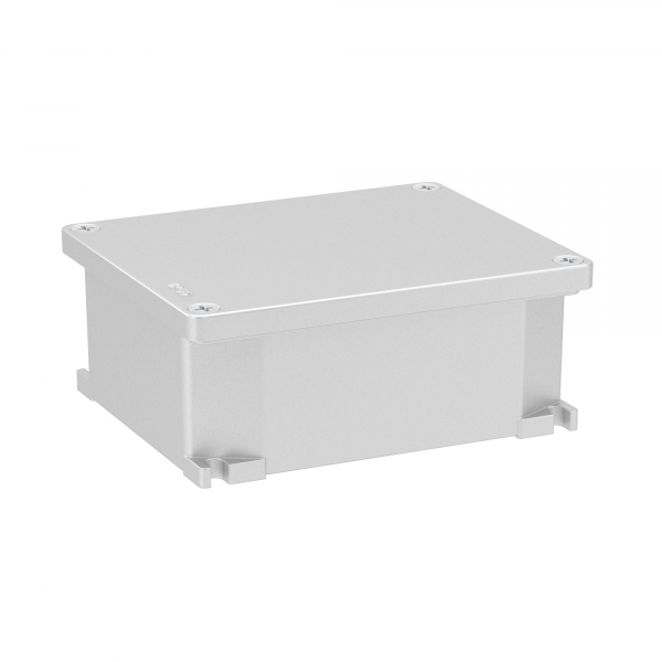 Коробка ответвительная алюминиевая окрашенная,IP66, RAL9006, 128х103(100)х55мм