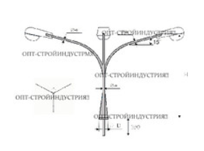 Кронштейн 1К3-1,5-1,5-/180* (120*)-ф1 оц. трёхрожковый ВВЭМ