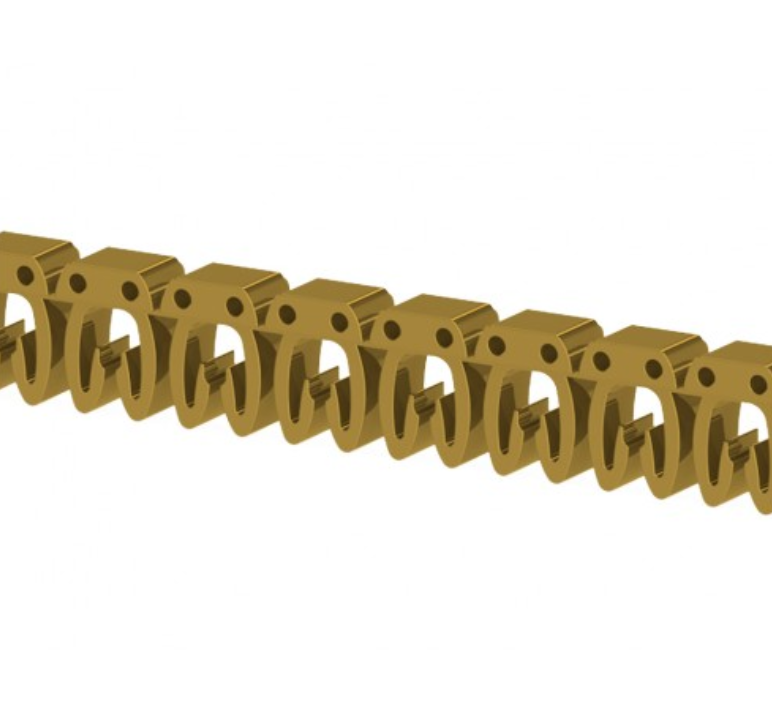 Маркировка кабеля КЕ2 (1,5x2.5mm) "-" Желтый (кратно 200)