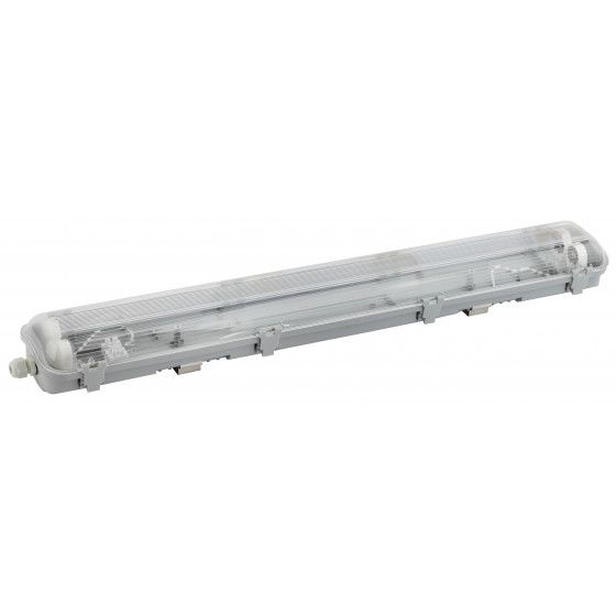 Светильник ЭРА SPP-102-0-002-120 под 2 LED лампы T8 G13 2x1276 c рассеивателем из поликарбоната 1290х104х62