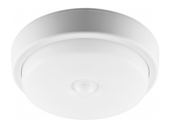 Cветильник Feron AL3006  с ИК-датчиком, 12W 900Lm 6500K в пластиковом корпусе, IP54, белый, 160*55мм