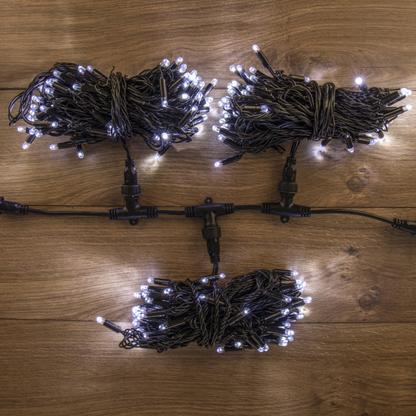 Гирлянда "LED ClipLight" 24V, 3 нити по 10 метров, цвет диодов Белый 323-315