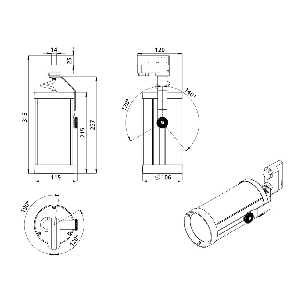 Акцент Трек 30 Р 5000К 40°