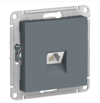 AtlasDesign Грифель  Розетка телефонная RJ11, механизм ATN000781