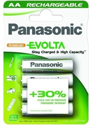 Аккумулятор Panasonic P6E/4B 2050 mAh EVOLTA (кратно 4)