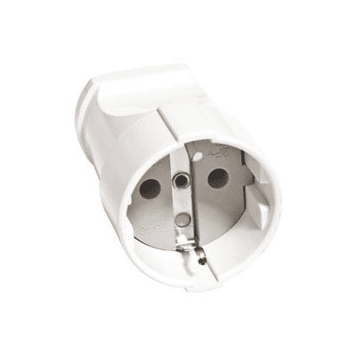 TDM Розетка кабельная 2П+З 16А 250B Белый SQ1806-0031