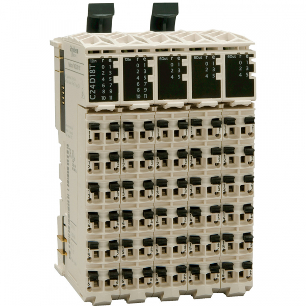 TM5C24D12R КОМПАКТ МОДУЛЬ 24ВХ 24В=/12ВЫХ РЕЛЕ
