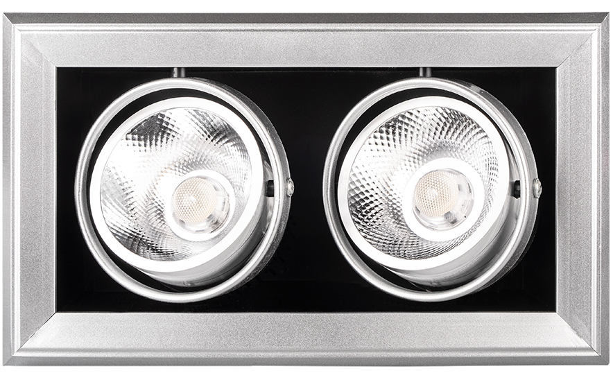 PSP-S 312  2x9W 4000K 24град GREY IP40 Jazzway